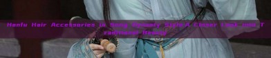 Hanfu Hair Accessories in Song Dynasty Style:A Closer Look into Traditional Beauty