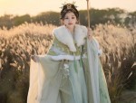 The Charm of Ma-Men Qun:Spring and Autumn Fashion for Short Girls with High-Waisted Skirts