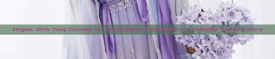 Elegant Girls Tang Costume for Performance:A Spotlight on Traditional Chinese Attire