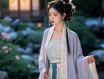Winter Collection of Red Hanfu Costumes for Little Girls