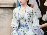 The Elegance of Cheongsam with a Shawl and Fringed Tassel