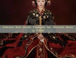 Vibrant Red Hanfu Costume for Ancient Beauty Child