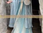 Red Hanfu Girl Child Short-sleeved T-shirt:A Cultural Blend of Tradition and Fashion