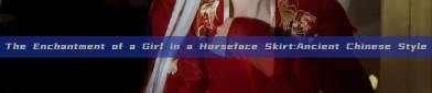 The Enchantment of a Girl in a Horseface Skirt:Ancient Chinese Style