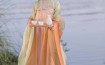 A Little Girls Hanfu Horseface Skirt and Hanfu Necklace:A Journey into Traditional Chinese Beauty