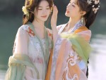 New Year in Traditional Hanfu Costumes:Womens Elegant Hanfu New Year Attire