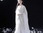 Autumn and Spring Fashion for Little Girls in Traditional Chinese Hanfu Knee-High Boots