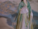 The Enigma of a Black Hanfu Blouse Woman
