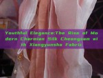 Youthful Elegance:The Rise of Modern Charmian Silk Cheongsam with Xiangyunsha Fabric