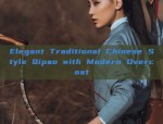 Elegant Traditional Chinese Style Qipao with Modern Overcoat