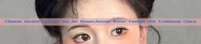 Chinese Ancient Costume Set for Women:Autumn Winter Fashion with Traditional Charm