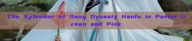 The Splendor of Song Dynasty Hanfu in Pastel Green and Pink
