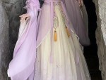 The Allure of Pin-Clasp Hair Accessories and a Pair of Traditional Hanfu Costumes
