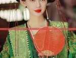 Little Girl in a White Cheongsam Skirt