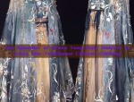 The Splendor of Purple Hanfu Robes with Grand Sleeves