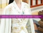 The Charm of a Short Wine-Red Cheongsam