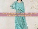 A Girls Cheongsam for Lunar New Year:A Thin and Elegant Traditional Outfit