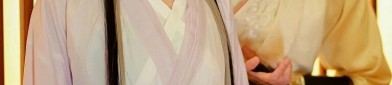 The Enchantment of Traditional Hanfu:The Far-Off Mountain in a Slate Blue Splendor