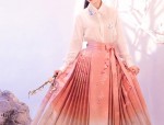 Winter Collection of Red Hanfu Costumes for Little Girls