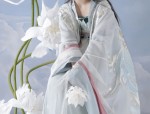 Ancient Earring Style in Traditional Chinese Hanfu Fashion