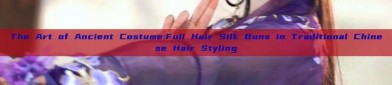 The Art of Ancient Costume:Full Hair Silk Buns in Traditional Chinese Hair Styling