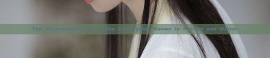 The Enchantment of a White Cheongsam Woman in Autumn and Winter