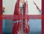 江南汉服女油纸伞