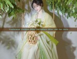 Traditional Chinese-Style Horseface Skirt Set for Girls