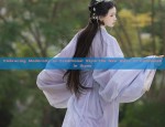 The Elegance of White Moonlight and Cinnabar痣 in Traditional Chinese Hanfu Fashion