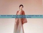 Ancient Chinese Style of Hanfu with a Splendid Cape:A Journey into Traditional Beauty