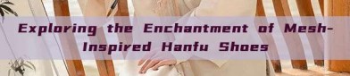 Exploring the Enchantment of Mesh-Inspired Hanfu Shoes