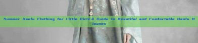 Summer Hanfu Clothing for Little Girls:A Guide to Beautiful and Comfortable Hanfu Blouses