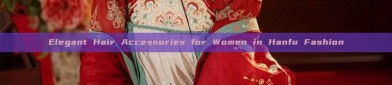 Elegant Hair Accessories for Women in Hanfu Fashion