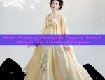 The Elegance of White Moonlight and Cinnabar痣 in Traditional Chinese Hanfu Fashion