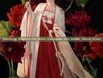 Embracing Elegance:The Black Cheongsam with Bubble Sleeve Dress