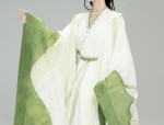 Green Hair Ornaments for Hanfu-Styled Girl:A Glimpse into the Traditional Beauty