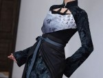 The Art of Styling a Shawl with a Black Cheongsam
