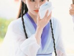 The Enigma of a Black Hanfu Blouse Woman