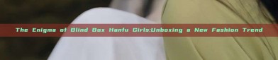 The Enigma of Blind Box Hanfu Girls:Unboxing a New Fashion Trend