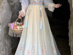 The Elegance of a White Tang Suit Womens Blouse
