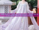 Little Girls in Traditional Hanfu Shorts:A Glimpse into the Fashionable World of Chinese Heritage