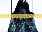 Embracing the Summer in a Long-Style Cheongsam for Women