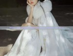 Daily Wear of Hanfu Robe with a Graceful Long Skirt