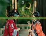 Winter Warmth in Traditional Hanfu with Cotton Overcoat
