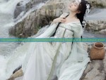 The Enigma of a Sword-Wielding Female Hero in Traditional Chinese Hanfu Clothing
