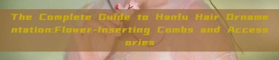 The Complete Guide to Hanfu Hair Ornamentation:Flower-Inserting Combs and Accessories