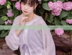 The Elegance of White Moonlight and Cinnabar痣 in Traditional Chinese Hanfu Fashion