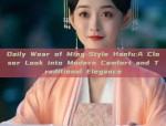 The Elegance of Waist-Grazing Hanfu Corseted at the Hips