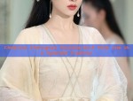 The Eight-Year-Old Girl in Traditional Chinese Hanfu Fashion