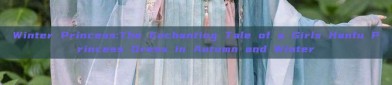 Winter Princess:The Enchanting Tale of a Girls Hanfu Princess Dress in Autumn and Winter